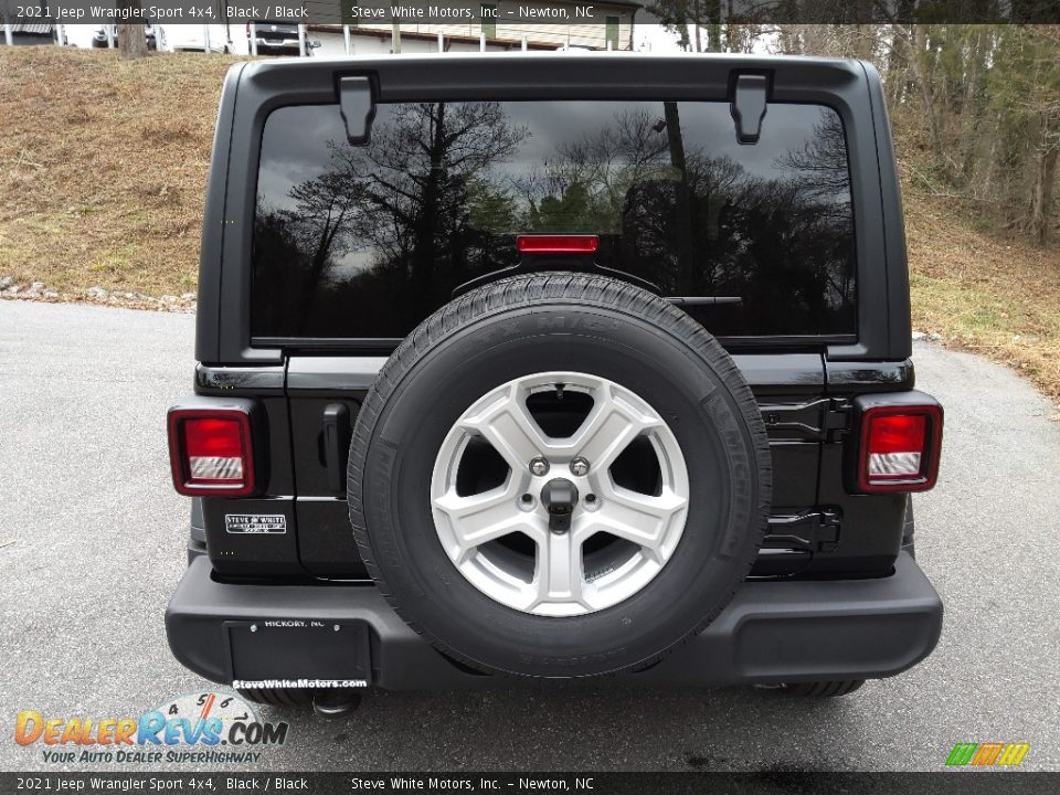 2021 Jeep Wrangler Sport 4x4 Black / Black Photo #7