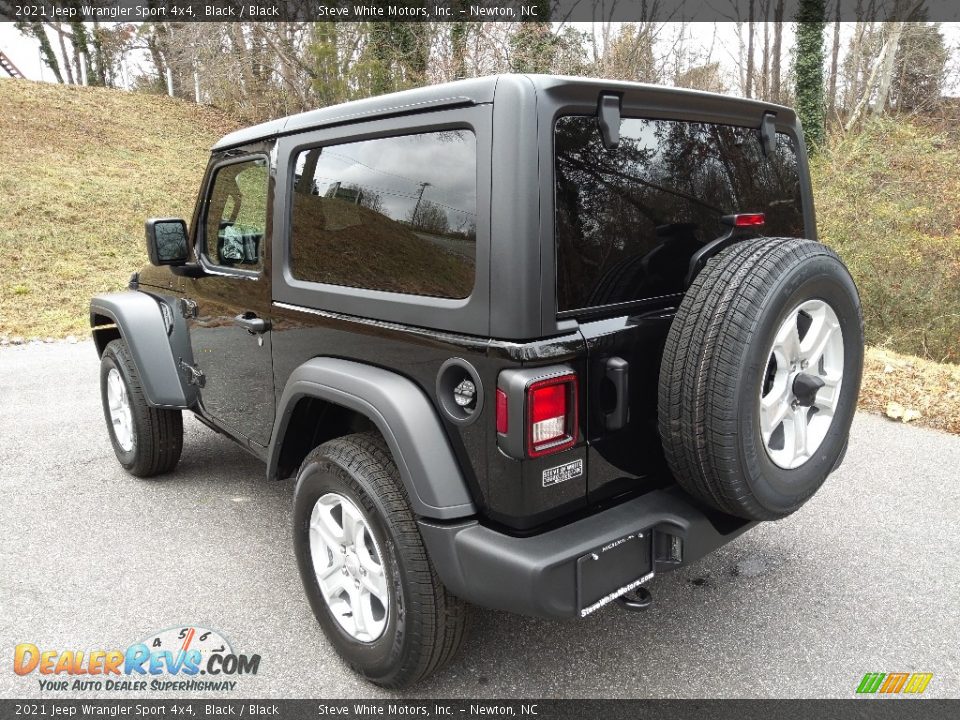 2021 Jeep Wrangler Sport 4x4 Black / Black Photo #8