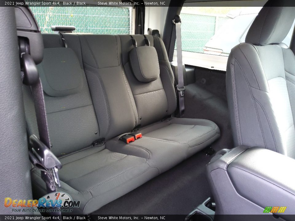 Rear Seat of 2021 Jeep Wrangler Sport 4x4 Photo #16