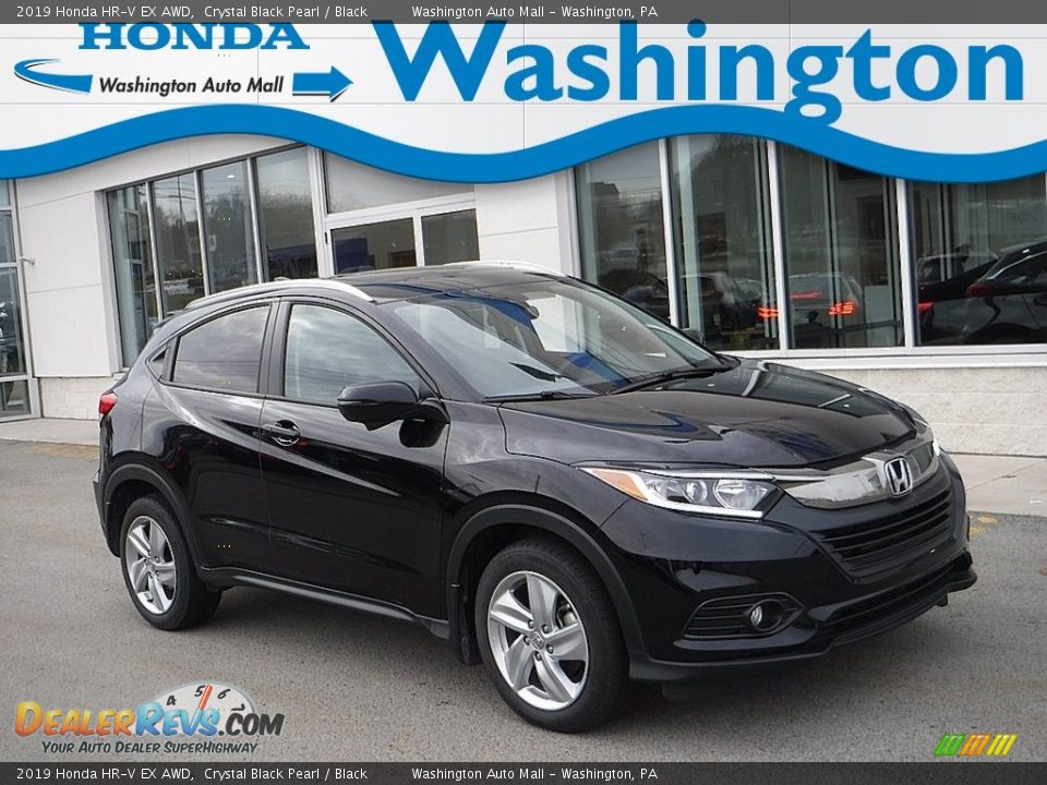 2019 Honda HR-V EX AWD Crystal Black Pearl / Black Photo #1