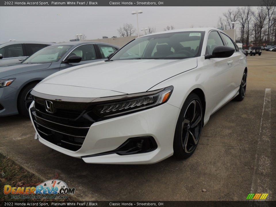 2022 Honda Accord Sport Platinum White Pearl / Black Photo #1