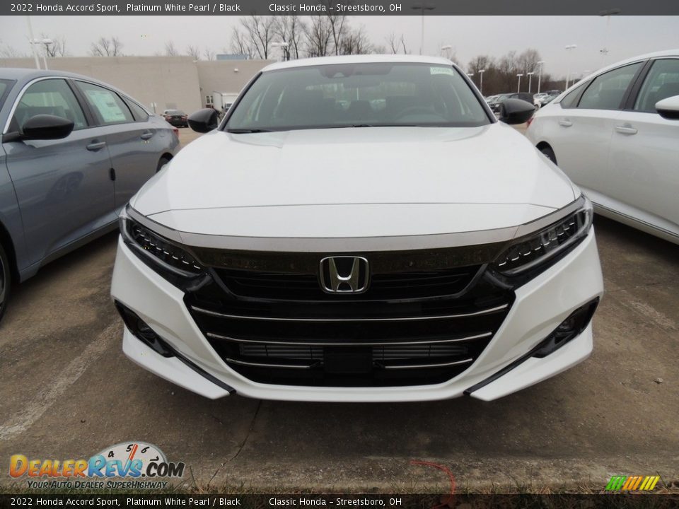 2022 Honda Accord Sport Platinum White Pearl / Black Photo #2