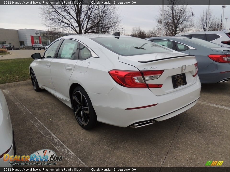 2022 Honda Accord Sport Platinum White Pearl / Black Photo #5