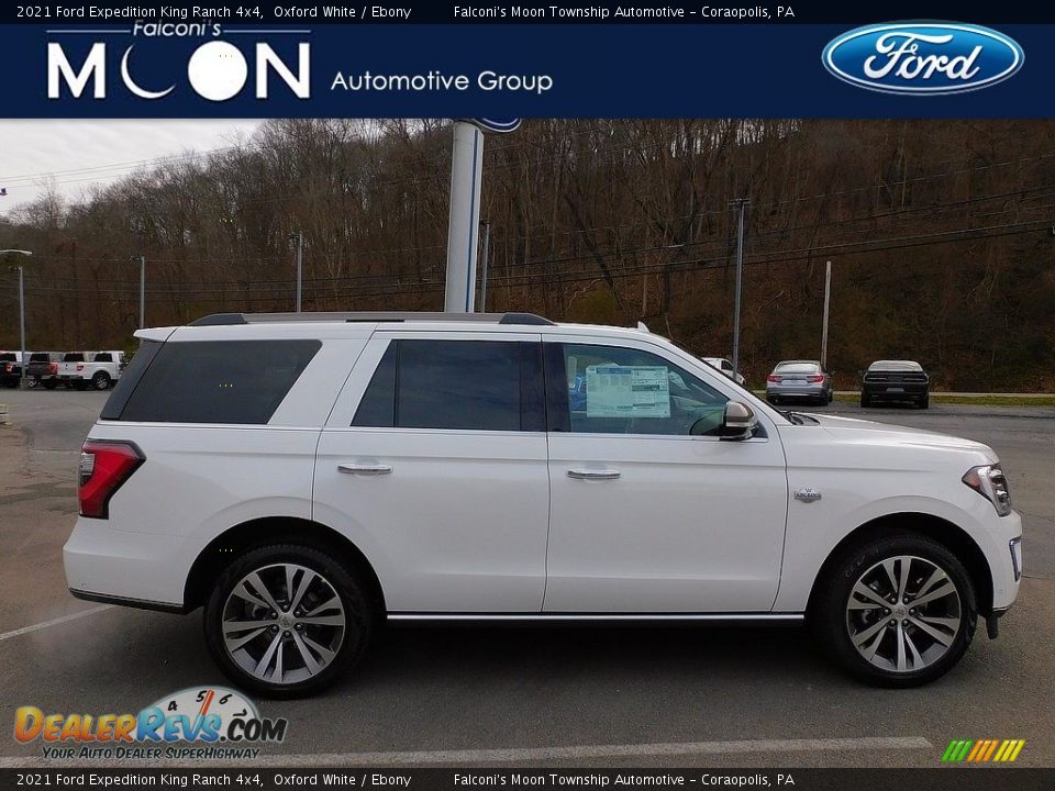 2021 Ford Expedition King Ranch 4x4 Oxford White / Ebony Photo #1