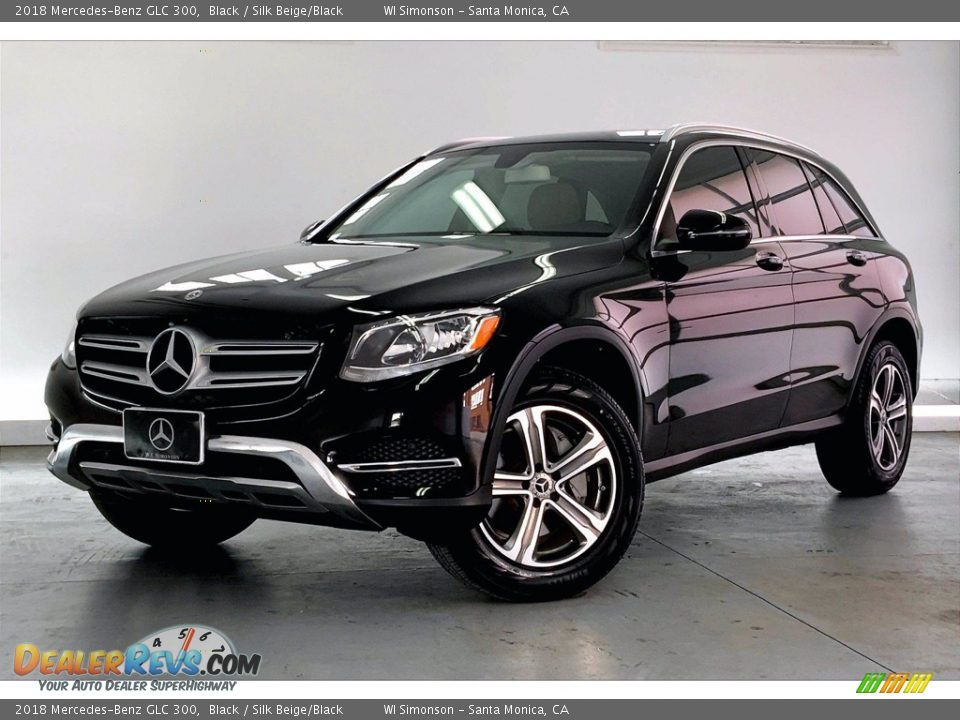 2018 Mercedes-Benz GLC 300 Black / Silk Beige/Black Photo #12