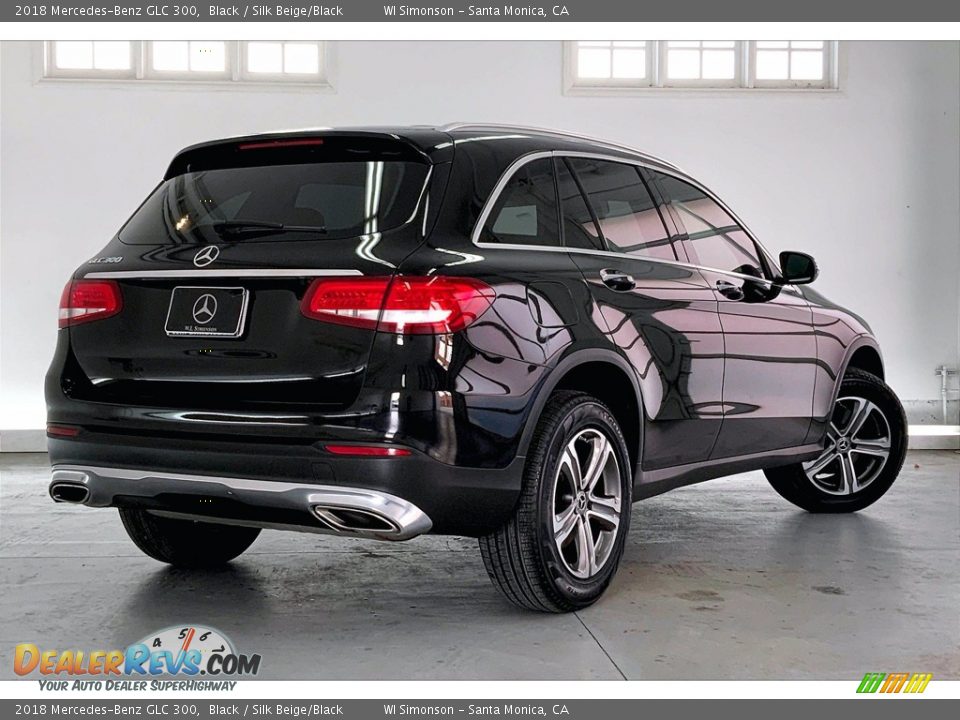 2018 Mercedes-Benz GLC 300 Black / Silk Beige/Black Photo #13