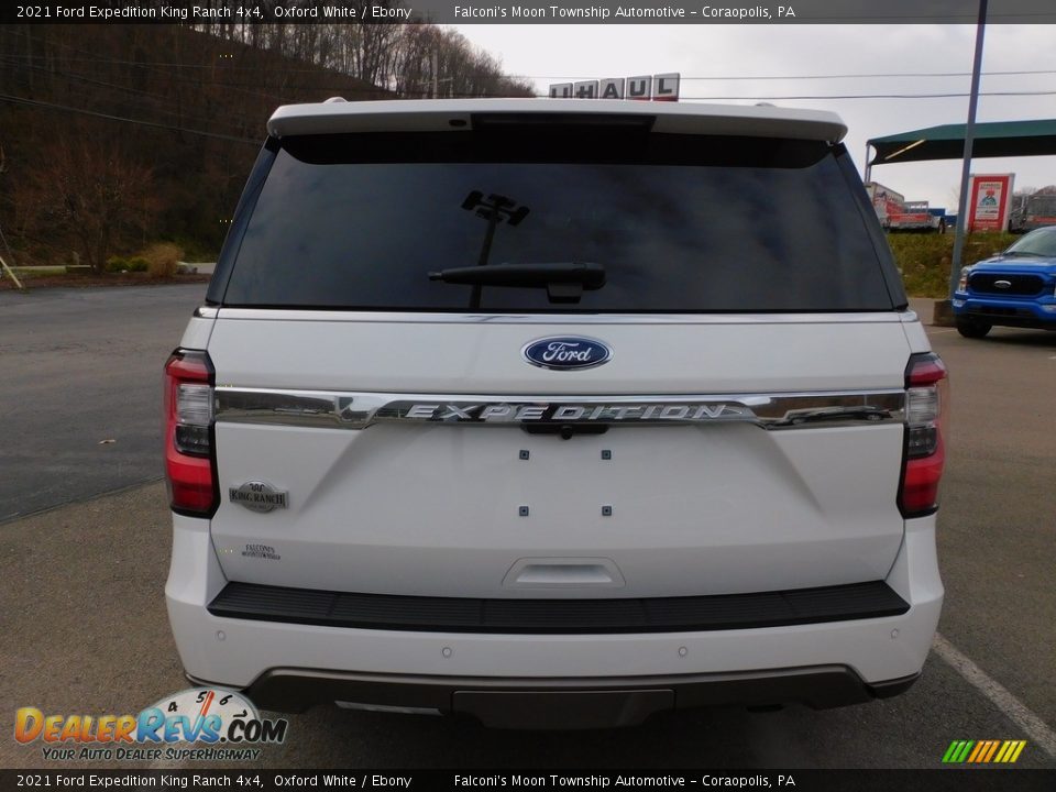2021 Ford Expedition King Ranch 4x4 Oxford White / Ebony Photo #3
