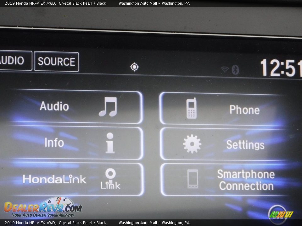 2019 Honda HR-V EX AWD Crystal Black Pearl / Black Photo #17