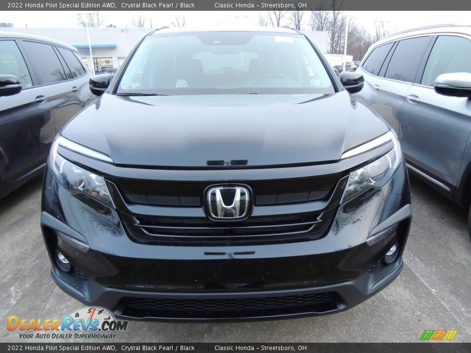 2022 Honda Pilot Special Edition AWD Crystal Black Pearl / Black Photo #2