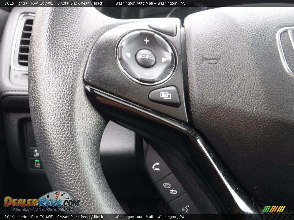 2019 Honda HR-V EX AWD Crystal Black Pearl / Black Photo #20