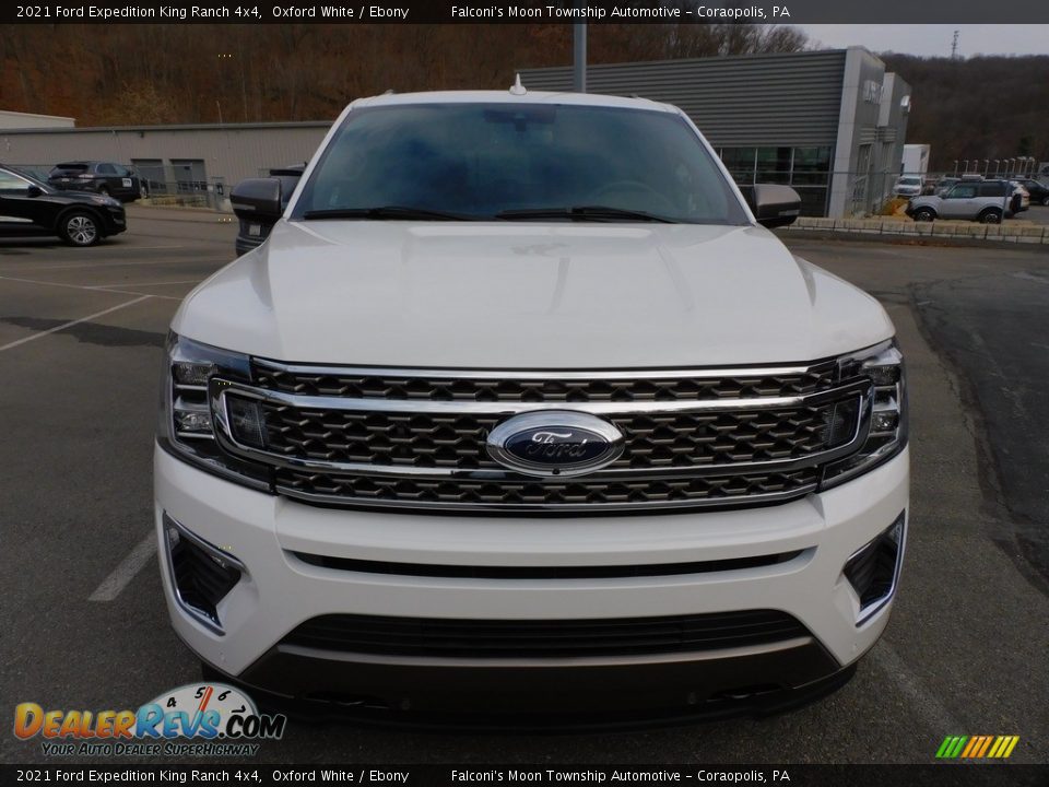 2021 Ford Expedition King Ranch 4x4 Oxford White / Ebony Photo #8