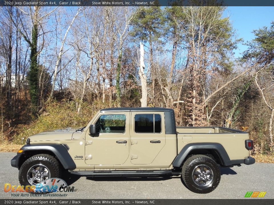 2020 Jeep Gladiator Sport 4x4 Gator / Black Photo #1