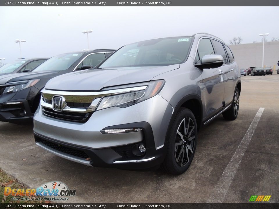 2022 Honda Pilot Touring AWD Lunar Silver Metallic / Gray Photo #1