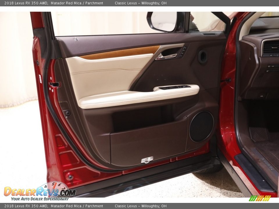 2018 Lexus RX 350 AWD Matador Red Mica / Parchment Photo #4