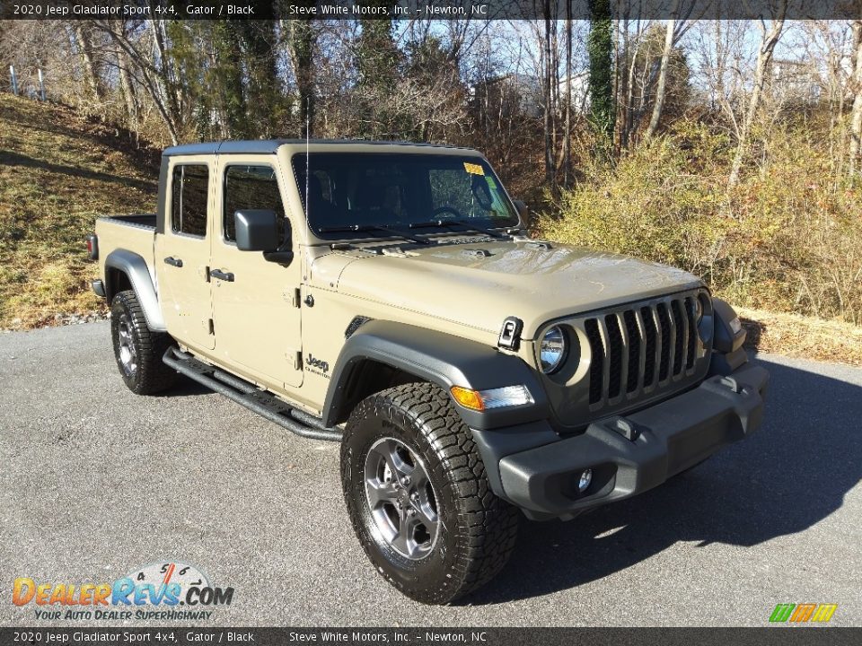 2020 Jeep Gladiator Sport 4x4 Gator / Black Photo #4