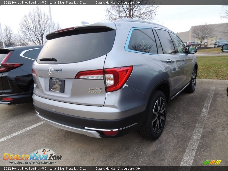 2022 Honda Pilot Touring AWD Lunar Silver Metallic / Gray Photo #4