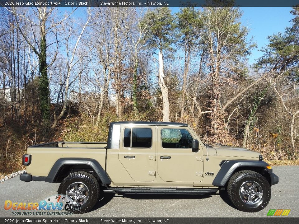 2020 Jeep Gladiator Sport 4x4 Gator / Black Photo #5