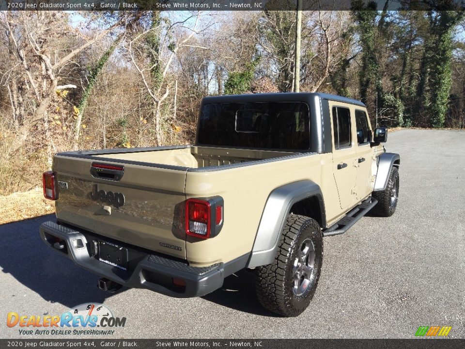 2020 Jeep Gladiator Sport 4x4 Gator / Black Photo #6