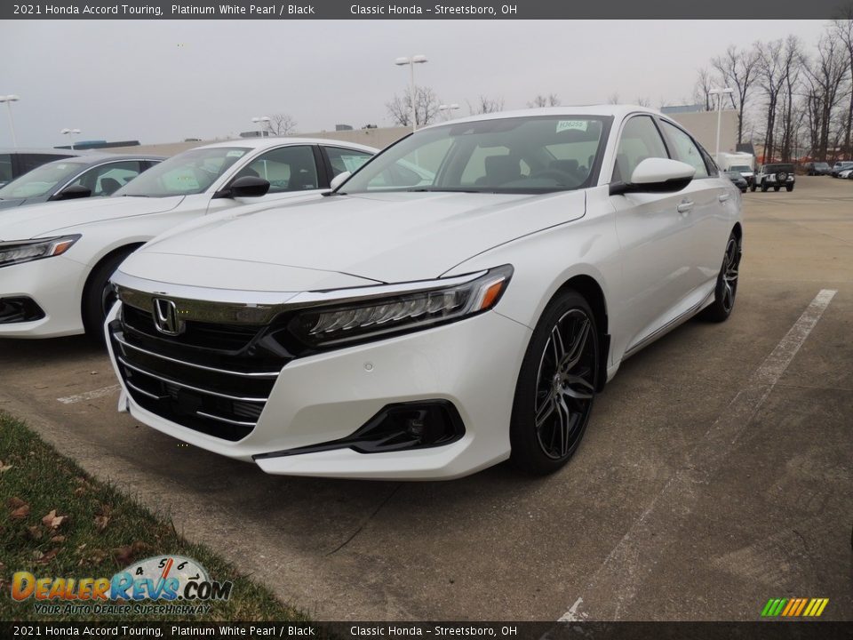 2021 Honda Accord Touring Platinum White Pearl / Black Photo #1