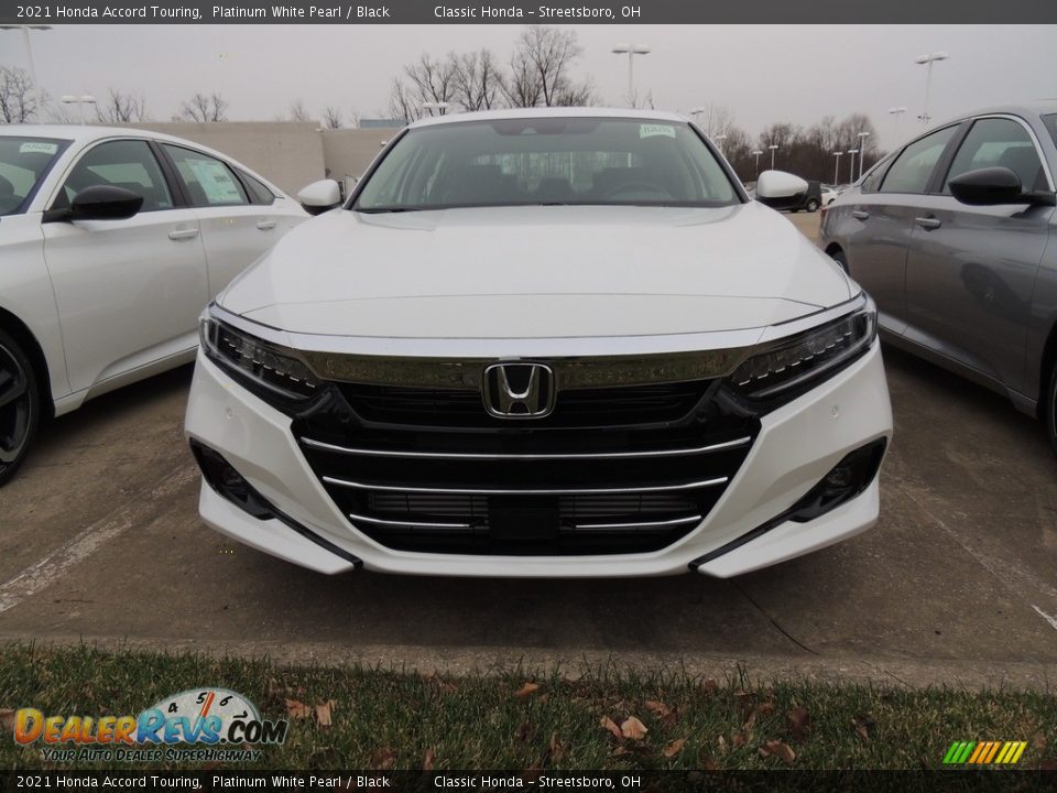 2021 Honda Accord Touring Platinum White Pearl / Black Photo #2