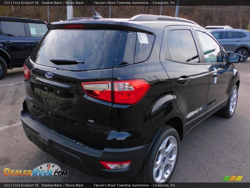 2021 Ford EcoSport SE Shadow Black / Ebony Black Photo #2