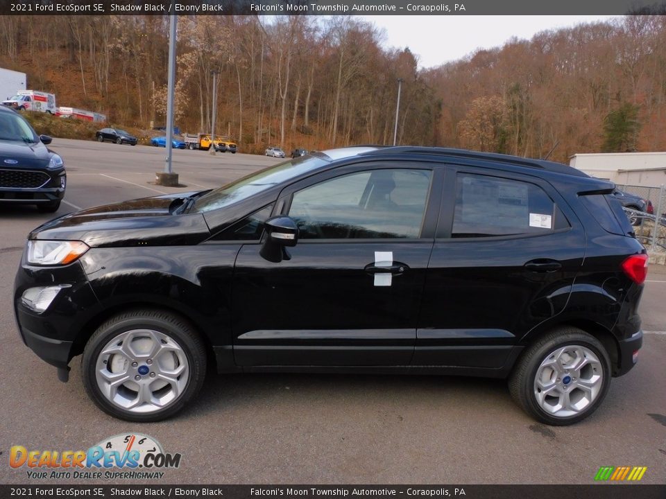 2021 Ford EcoSport SE Shadow Black / Ebony Black Photo #5