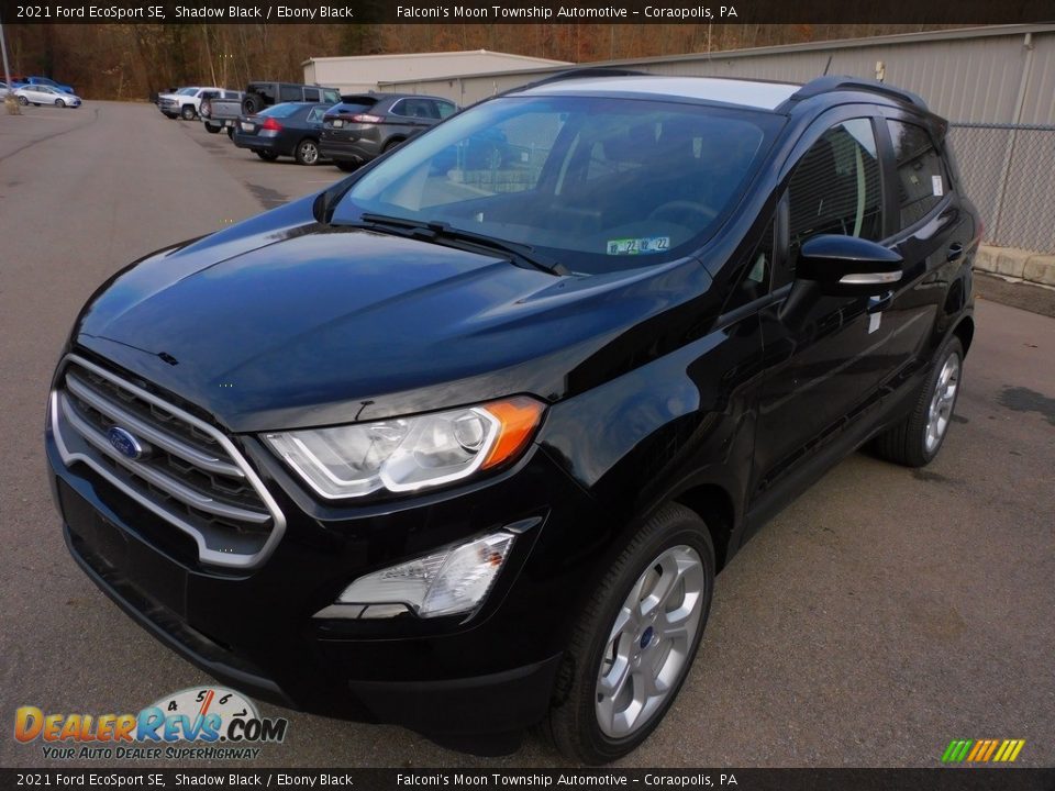 2021 Ford EcoSport SE Shadow Black / Ebony Black Photo #6