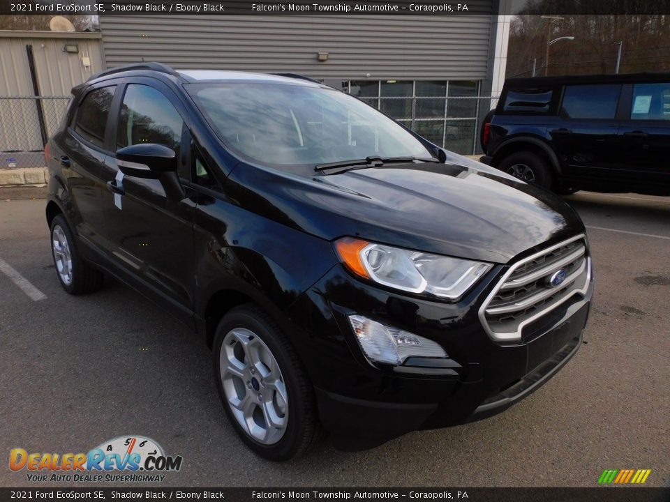 2021 Ford EcoSport SE Shadow Black / Ebony Black Photo #8