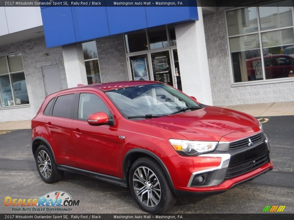 2017 Mitsubishi Outlander Sport SE Rally Red / Black Photo #1