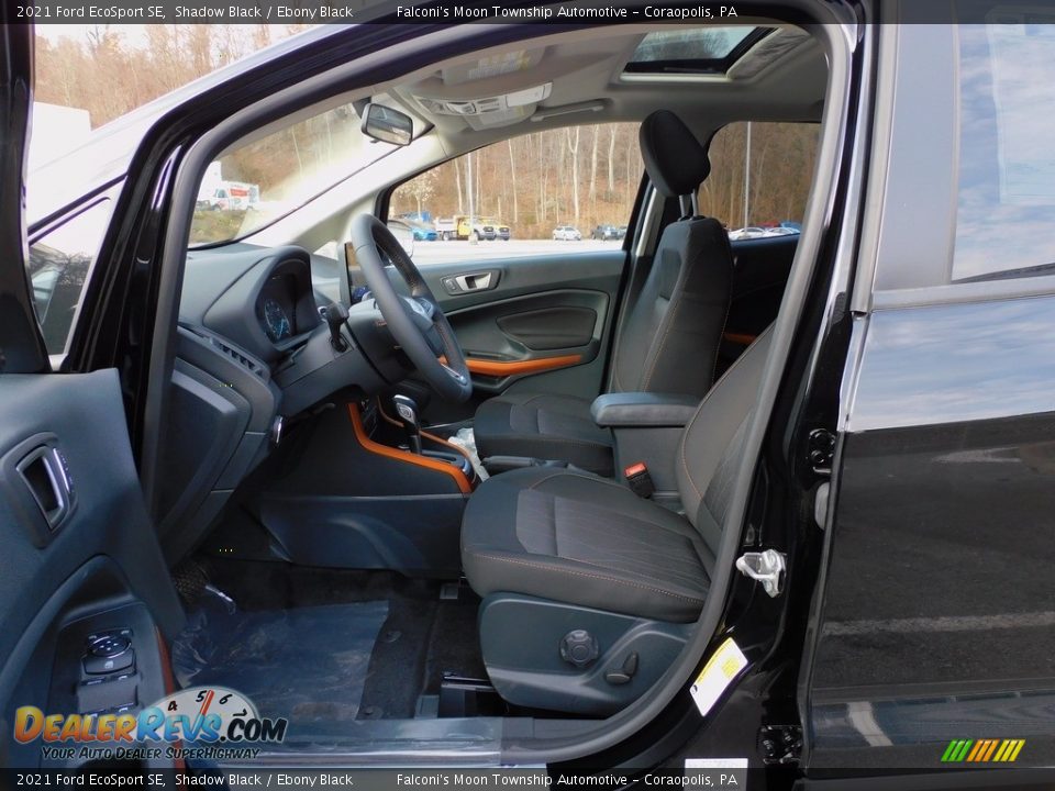 2021 Ford EcoSport SE Shadow Black / Ebony Black Photo #10