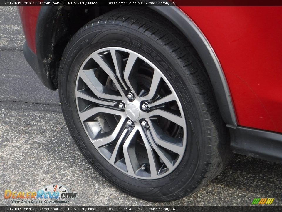 2017 Mitsubishi Outlander Sport SE Rally Red / Black Photo #3