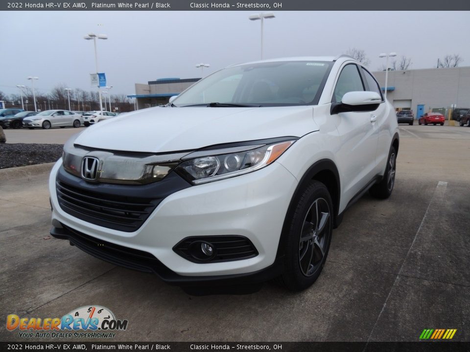 2022 Honda HR-V EX AWD Platinum White Pearl / Black Photo #1
