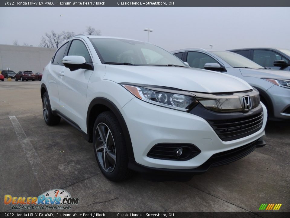 2022 Honda HR-V EX AWD Platinum White Pearl / Black Photo #3