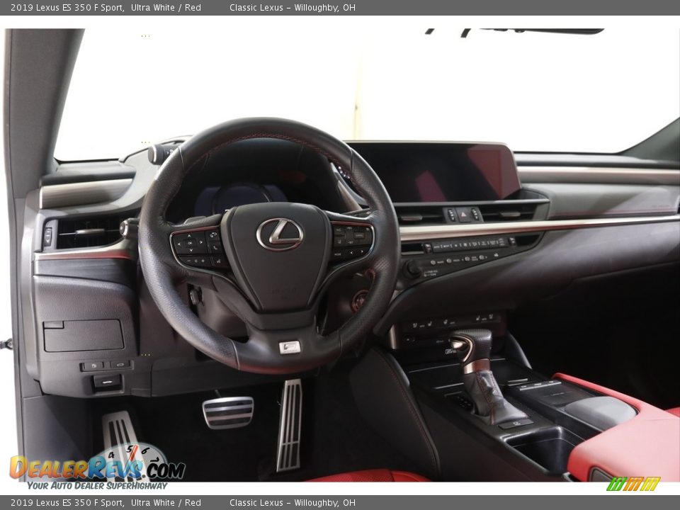 2019 Lexus ES 350 F Sport Ultra White / Red Photo #6