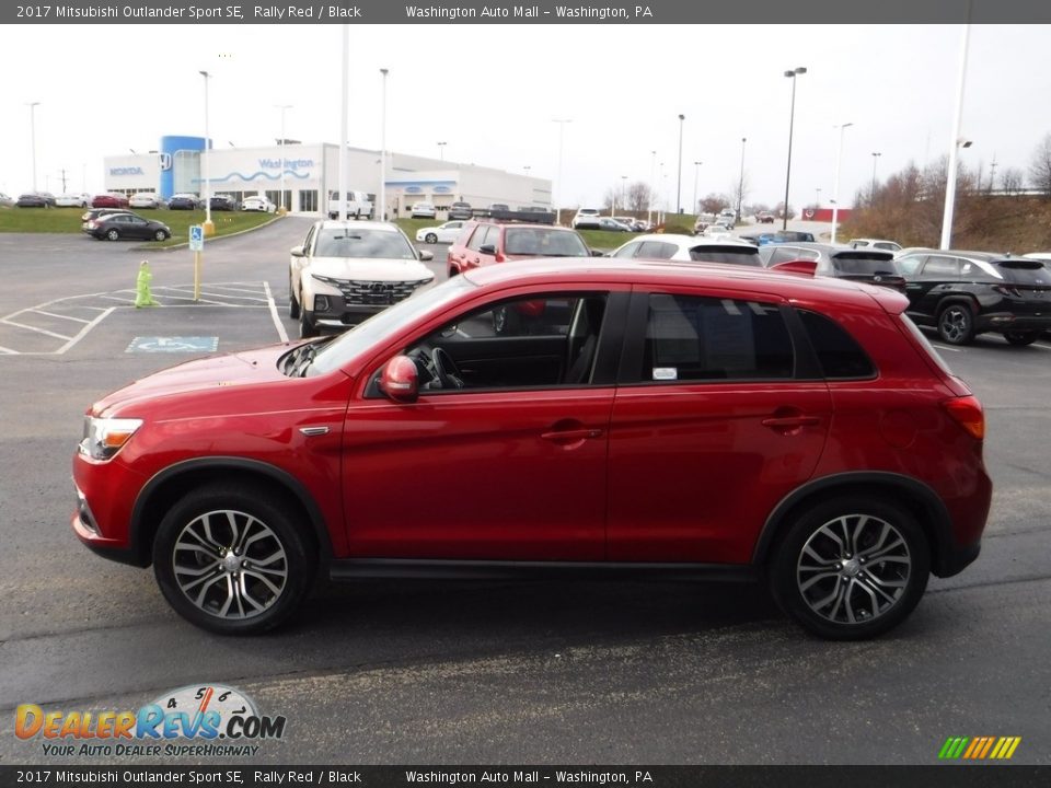 2017 Mitsubishi Outlander Sport SE Rally Red / Black Photo #6