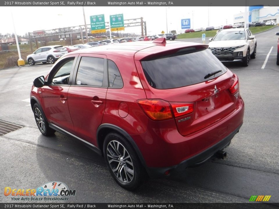 2017 Mitsubishi Outlander Sport SE Rally Red / Black Photo #7