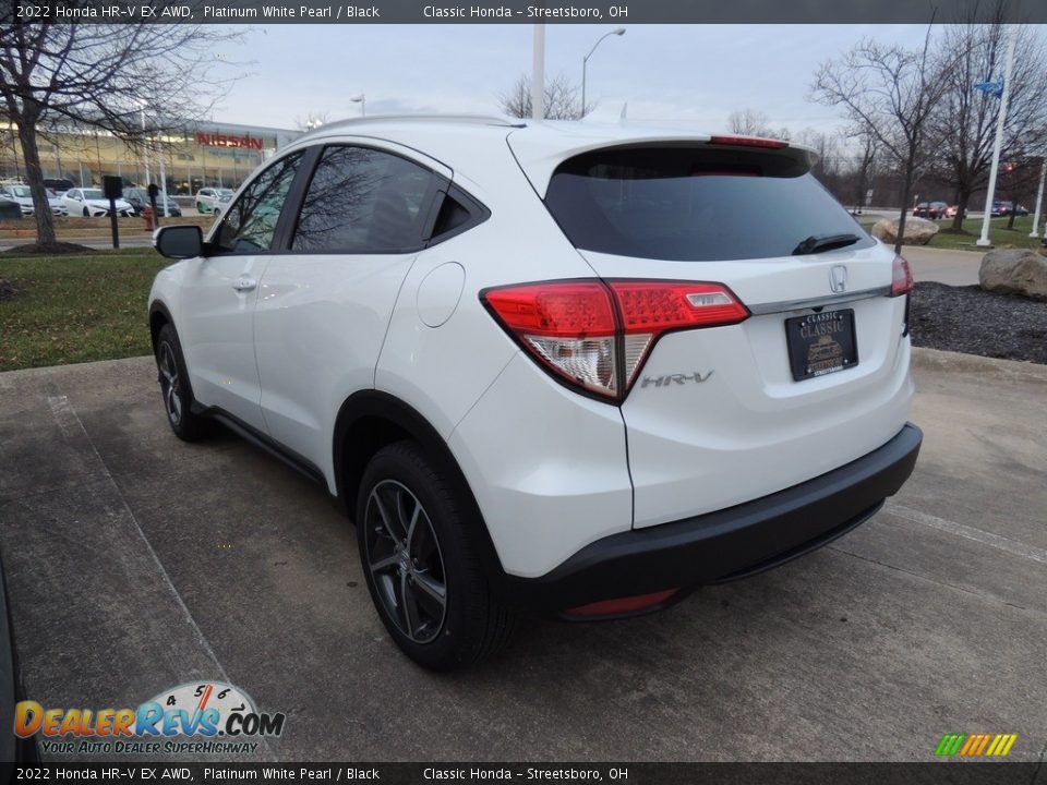 2022 Honda HR-V EX AWD Platinum White Pearl / Black Photo #5