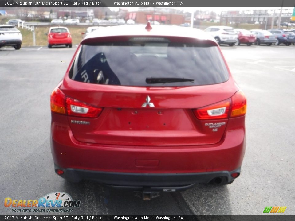 2017 Mitsubishi Outlander Sport SE Rally Red / Black Photo #8