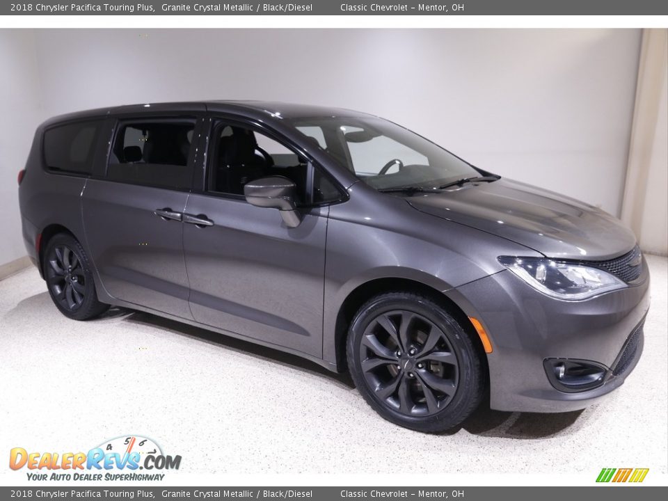 2018 Chrysler Pacifica Touring Plus Granite Crystal Metallic / Black/Diesel Photo #1