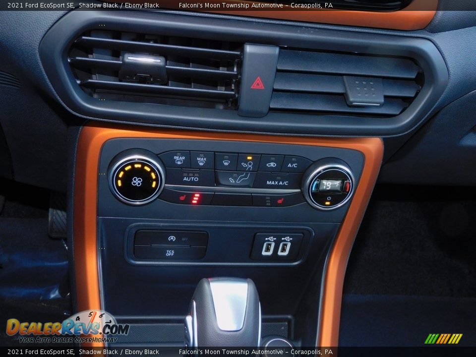 2021 Ford EcoSport SE Shadow Black / Ebony Black Photo #18