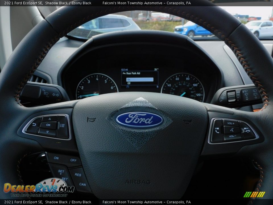 2021 Ford EcoSport SE Shadow Black / Ebony Black Photo #19