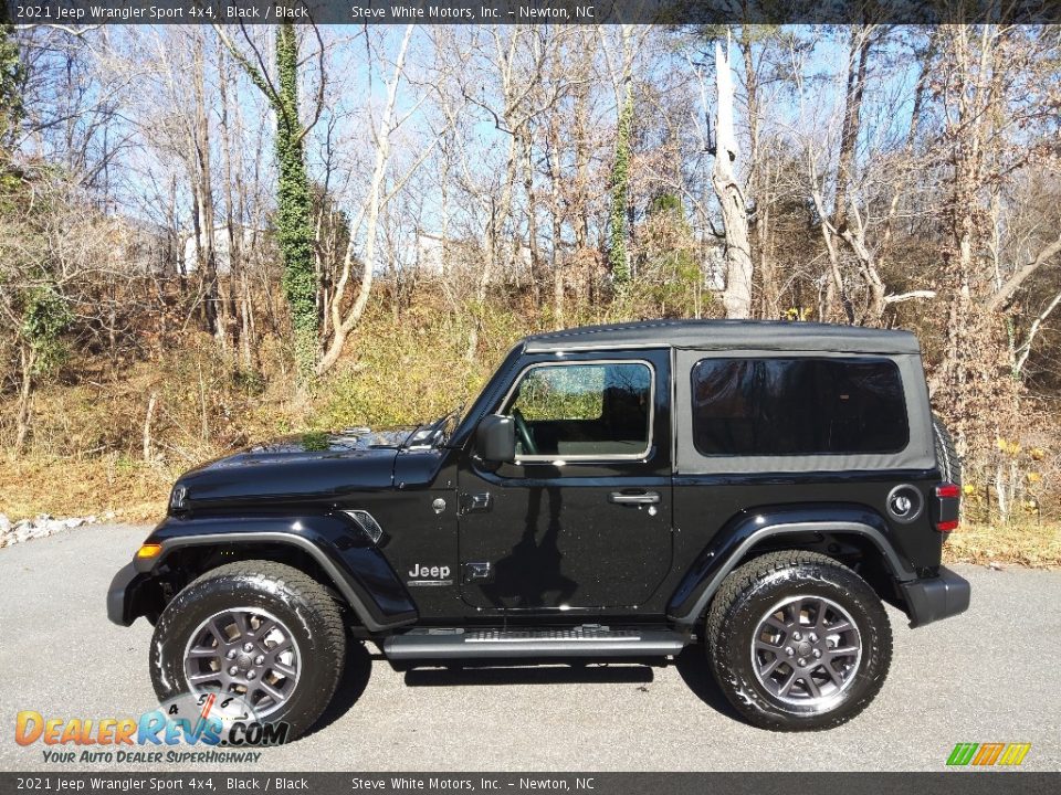 Black 2021 Jeep Wrangler Sport 4x4 Photo #1