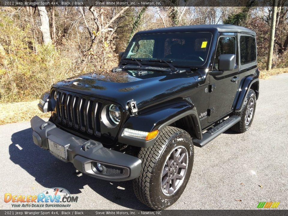 2021 Jeep Wrangler Sport 4x4 Black / Black Photo #2