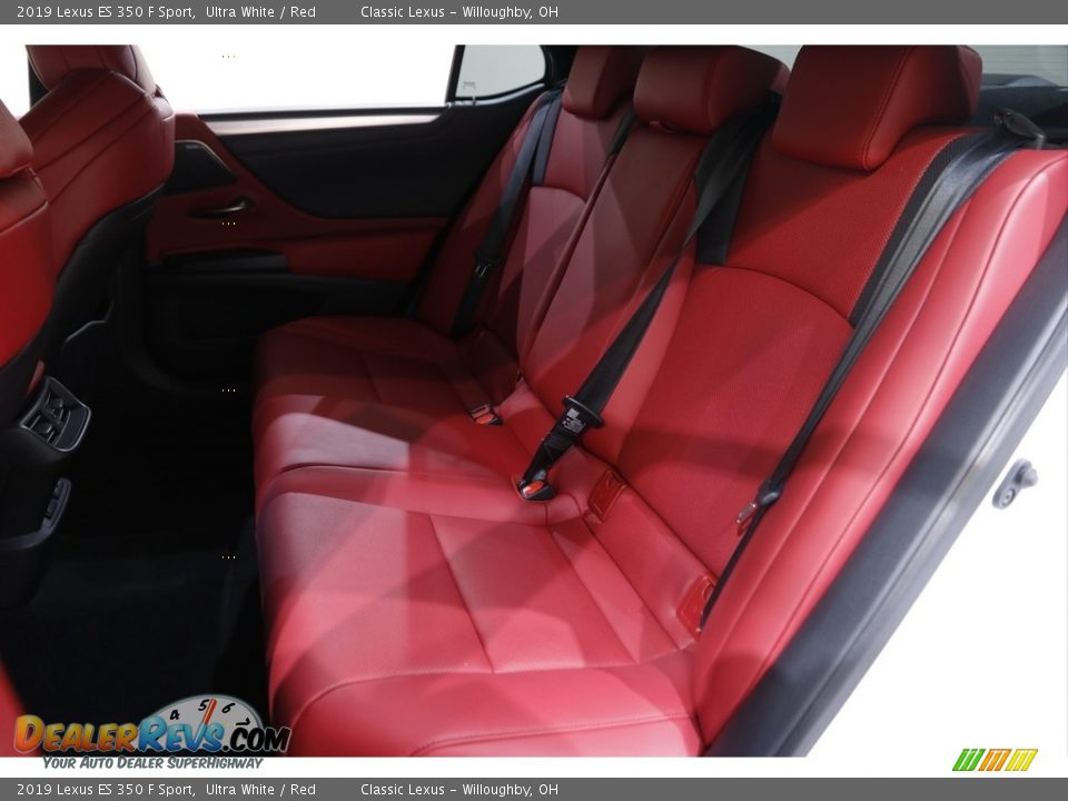 2019 Lexus ES 350 F Sport Ultra White / Red Photo #19