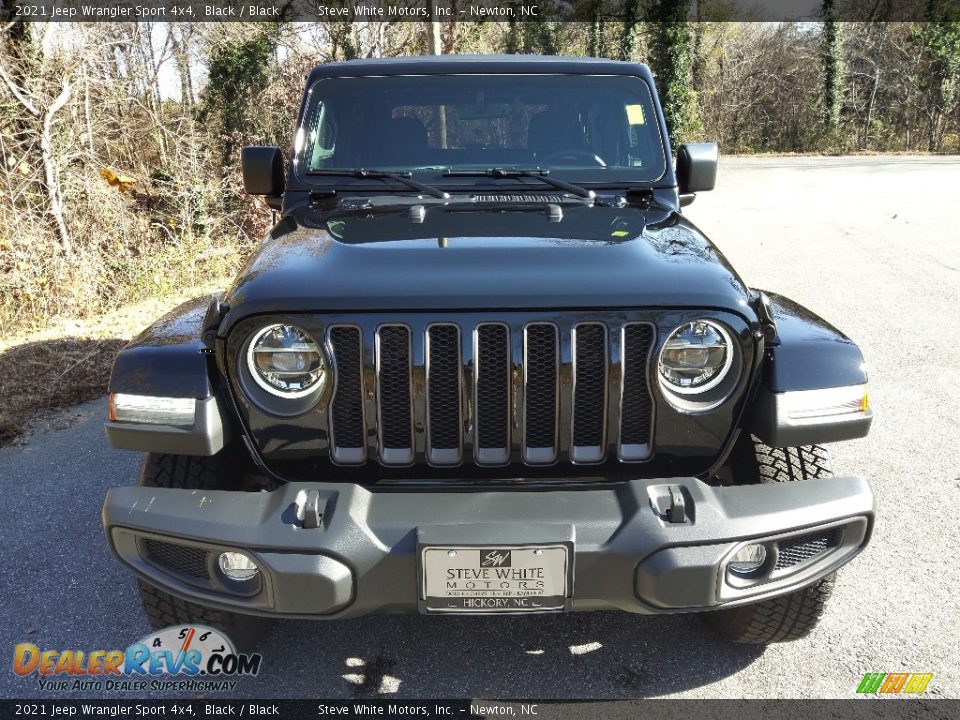 2021 Jeep Wrangler Sport 4x4 Black / Black Photo #3