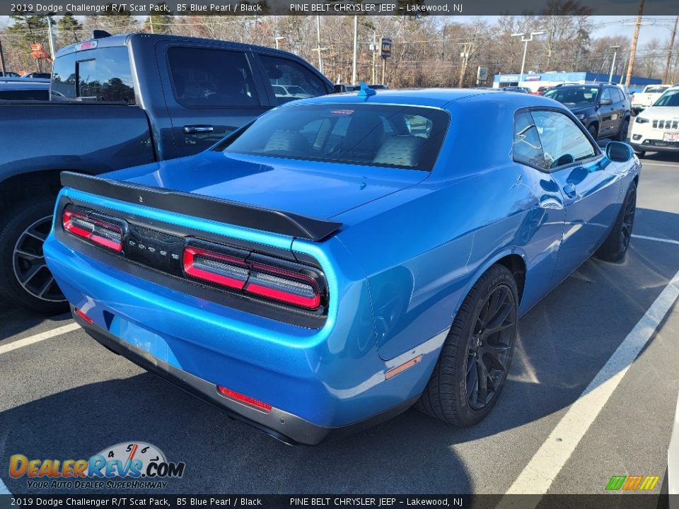 2019 Dodge Challenger R/T Scat Pack B5 Blue Pearl / Black Photo #4