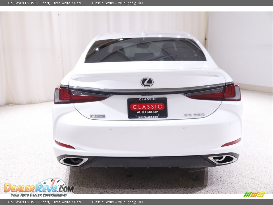 2019 Lexus ES 350 F Sport Ultra White / Red Photo #20