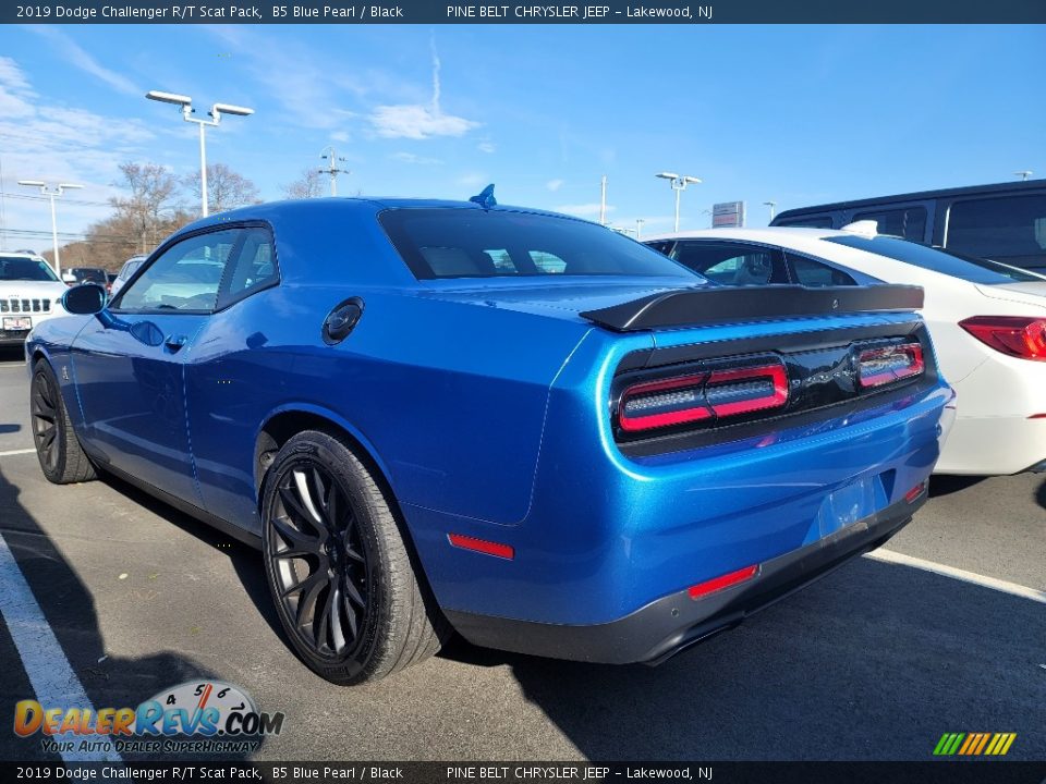2019 Dodge Challenger R/T Scat Pack B5 Blue Pearl / Black Photo #5