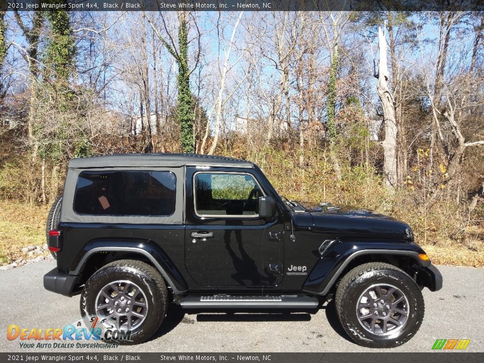 Black 2021 Jeep Wrangler Sport 4x4 Photo #5