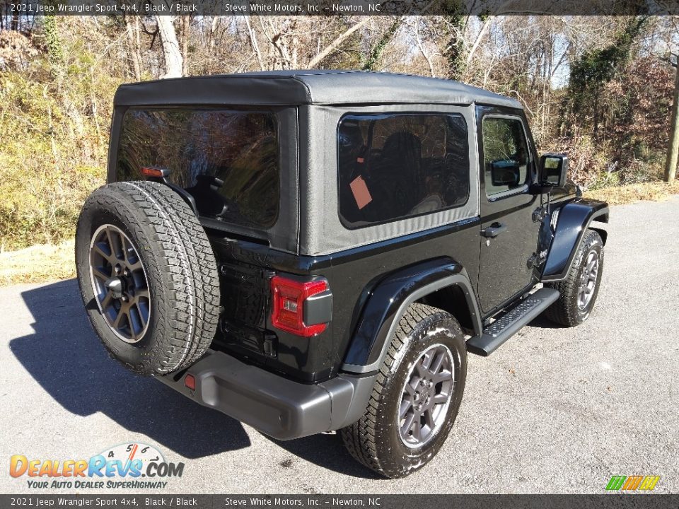 2021 Jeep Wrangler Sport 4x4 Black / Black Photo #6